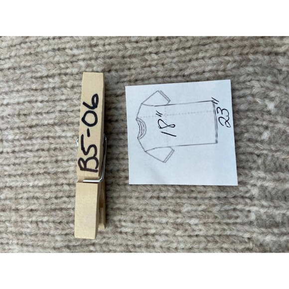 J Crew XXS Button-shoulder heathered crewneck sweater Wool Blend Brown B5-06 - Picture 8 of 8